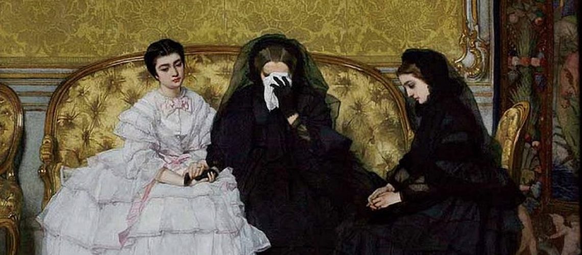 'In Memoriam', painting by Alfred Stevens